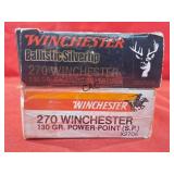 40rds Winchester Assorted 270Win Ammo