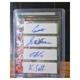 Quadography 3/8 Ward/Milroe/Beck/Salter Autograph