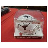 Xavier Worthy Autographed Mini Helmet