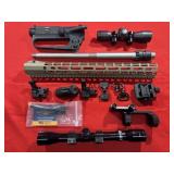 Box Lot of Assorted Rifle Parts