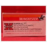 50rds Winchester SuperX 38 Super Auto 125gr STHP