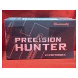 20rds Hornady Precision Hunter 22 Creedmoor 80gr E