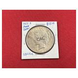 1922-S Peace Dollar in Sleeve