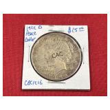 1922-D Peace Dollar in Sleeve