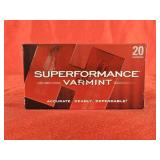 20rds Hornady 204 Ruger 40gr V-Max