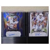 Lot of 2 Roschon Johnson Rookie Autograph Cards