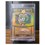 Jayden Reed Golden Debuts Autographed Card