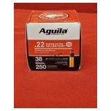 250rds Aguila 22 Super Extra Hollow Point 38gr