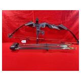 PSE Elite Graphite Compund Bow w/Case and Arrows