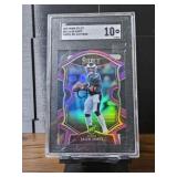 Jalen Hurts RC Purple Die-Cut Prizm SGC 10