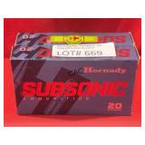 33rds Hornady Subsonic 350 Legend 250gr Sub-X