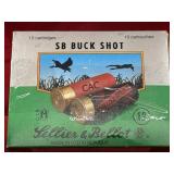 10rds Sellier & Bellot 12ga 00 Buck 12 Pellets