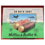 10rds Sellier & Bellot 12ga 00 Buck 12 Pellets