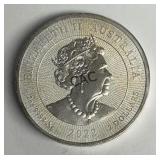 2022 Australian Year of the Dog 2oz Silver Round