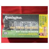 50rds Remington HTP 45ACP 185gr JHP