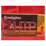 50rds Remington HTP 45ACP 185gr JHP