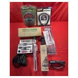 Box Lot of Shooting and Reloading Gear