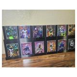 Lot of 12 Assorted Football Rookies and Stars