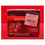 20rds Winchester SXT 45Auto 230gr SXT