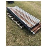 Lot of Sheets of Barn Tin Metal