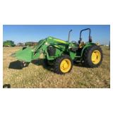 John Deere 5083E w/JD 553 Loader/Bucket