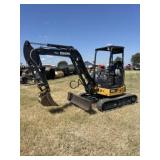 John Deere 35G Mini Excavator, 688hrs
