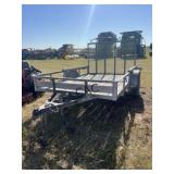 Single Axle 6x10 Bumper Pull Gator Gate
