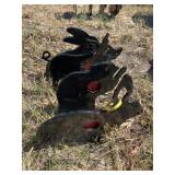 Lot of 4 NEW Assorted Small Metal Targets