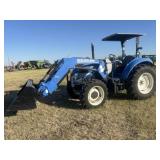 New Holland T4.75 4WD w/655TL Loader Bucket