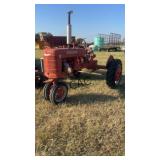 Farmall Model B Tractor Runs and Drives