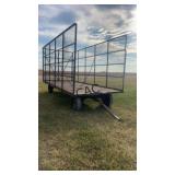 Pull-Type Cotton Wagon Four Wheel Running Gear