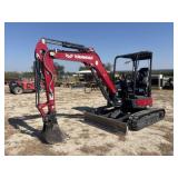 Yanmar ViO35 Mini Excavator, 715hrs