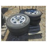 Set of 4 Toyota Wheels and Tires 245/75R18