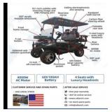 NEW 4 Seater SDLGC80 Golf Cart