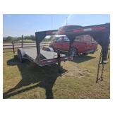 *2003 Flatbed Gooseneck Utility Trailer