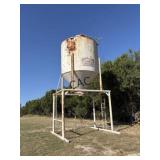Southwest Fabricators Grain Hopper on Stand