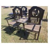 NEW Big Daddy Texas Double Rocking Chair