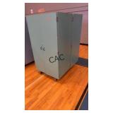 Lot of Rolling Bookshelves and Cabinets