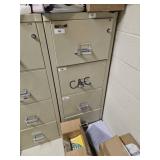 Fire King Filing Cabinet (No Keys)