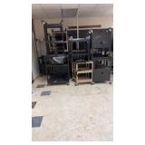 Lot of Assorted Rolling AV Carts