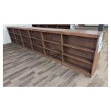 Lot of 6 Double-Sided Bookshelves