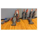 Lot of Assorted Hoover Commercial Vacuums