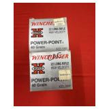 500rds Winchester Super-X 22LR HV 40gr HP