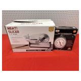 Meat Slicer and High-Capacity Game Scale