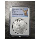 2023 Mexico 1 Onza Silver MS70 Early Releases