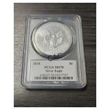 2018 PCGS MS70 Silver Eagle