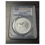 2018 South Africa PCGS MS70 Silver FirstStrike