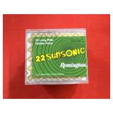 100rds Remington Subsonic 22LR 38gr LRN HP