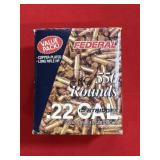 550rds Federal 22LR 36gr CPHP