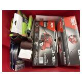 Tub of Skil Sanders and Paper